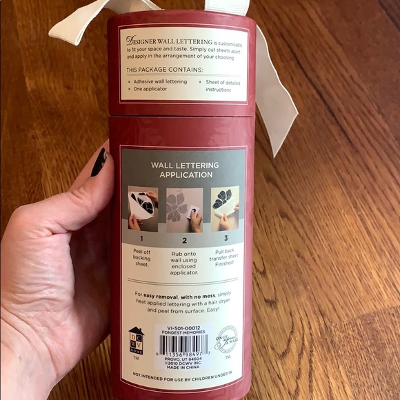 NWT Designer Wall Lettering - Picture 4 of 5